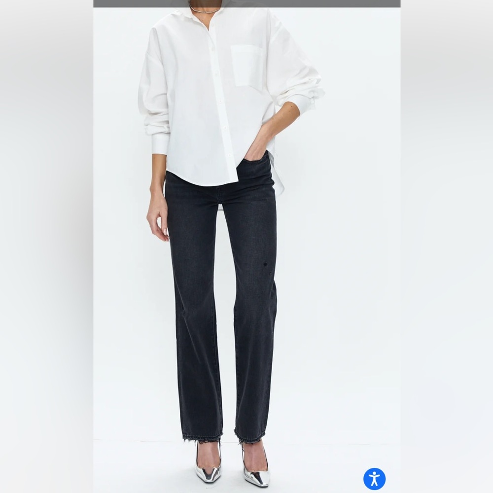 Cassie High Waist Straight Leg Jeans